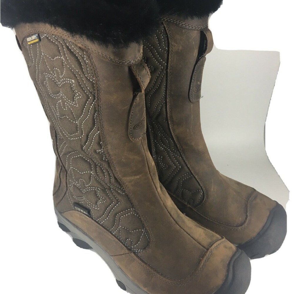 KEEN Brown Waterproof Keen-Dry Brown Boots